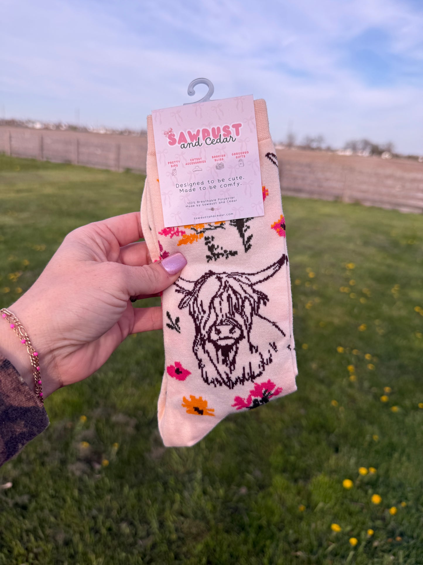 Highland Cow Socks