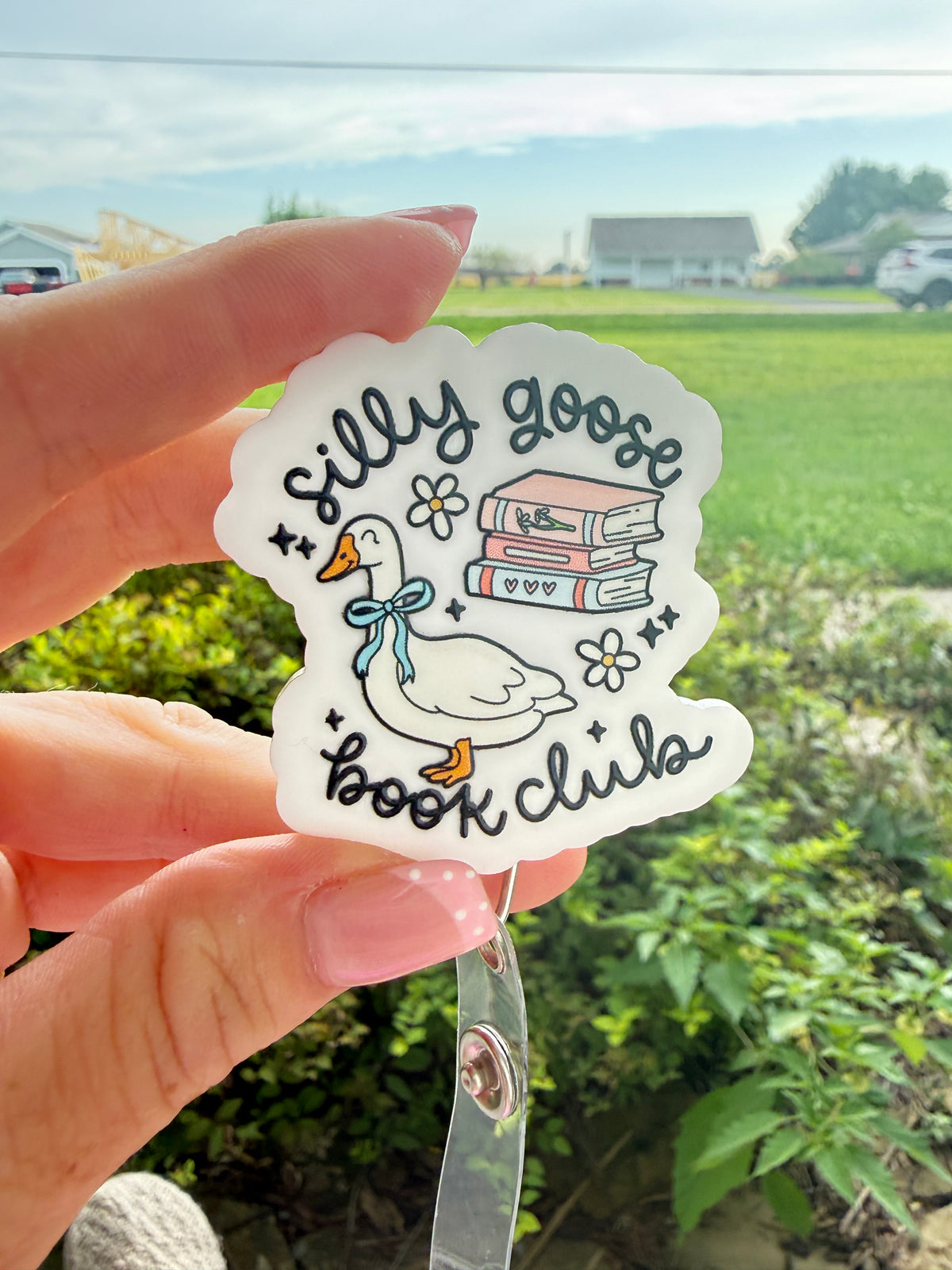 Silly Goose Bookclub Badge Reel