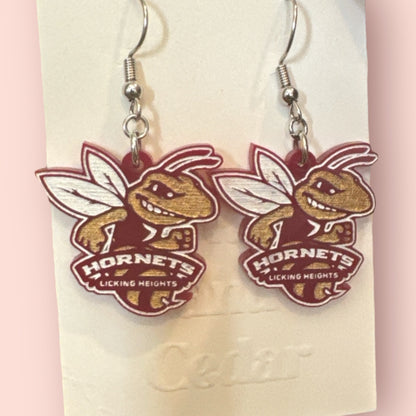 Hand-Painted Acrylic Spirit Earrings – Custom Pride Jewelry
