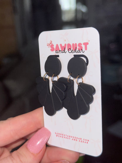 Noir Bloom Earrings