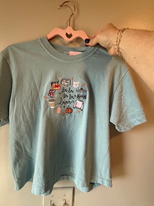 Stars Hollow Fall Embroidered Boxy Tee