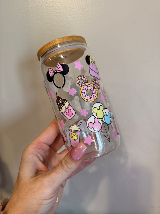 Magical Park Treats Glass Cup