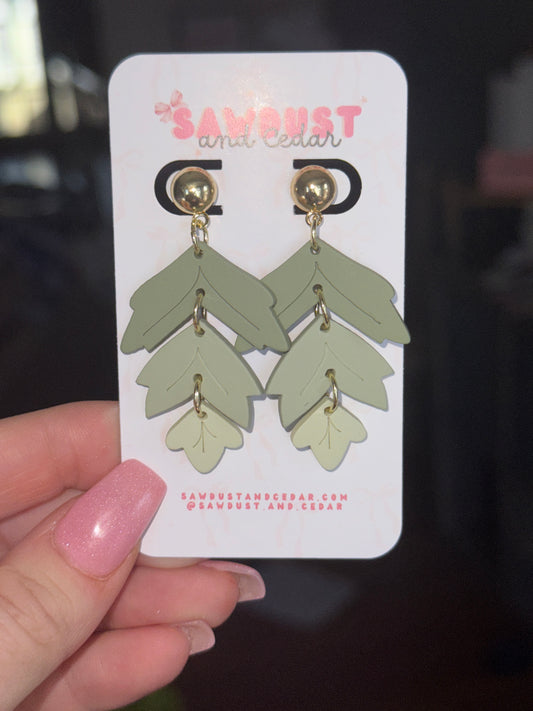 Sage Cascade Earrings