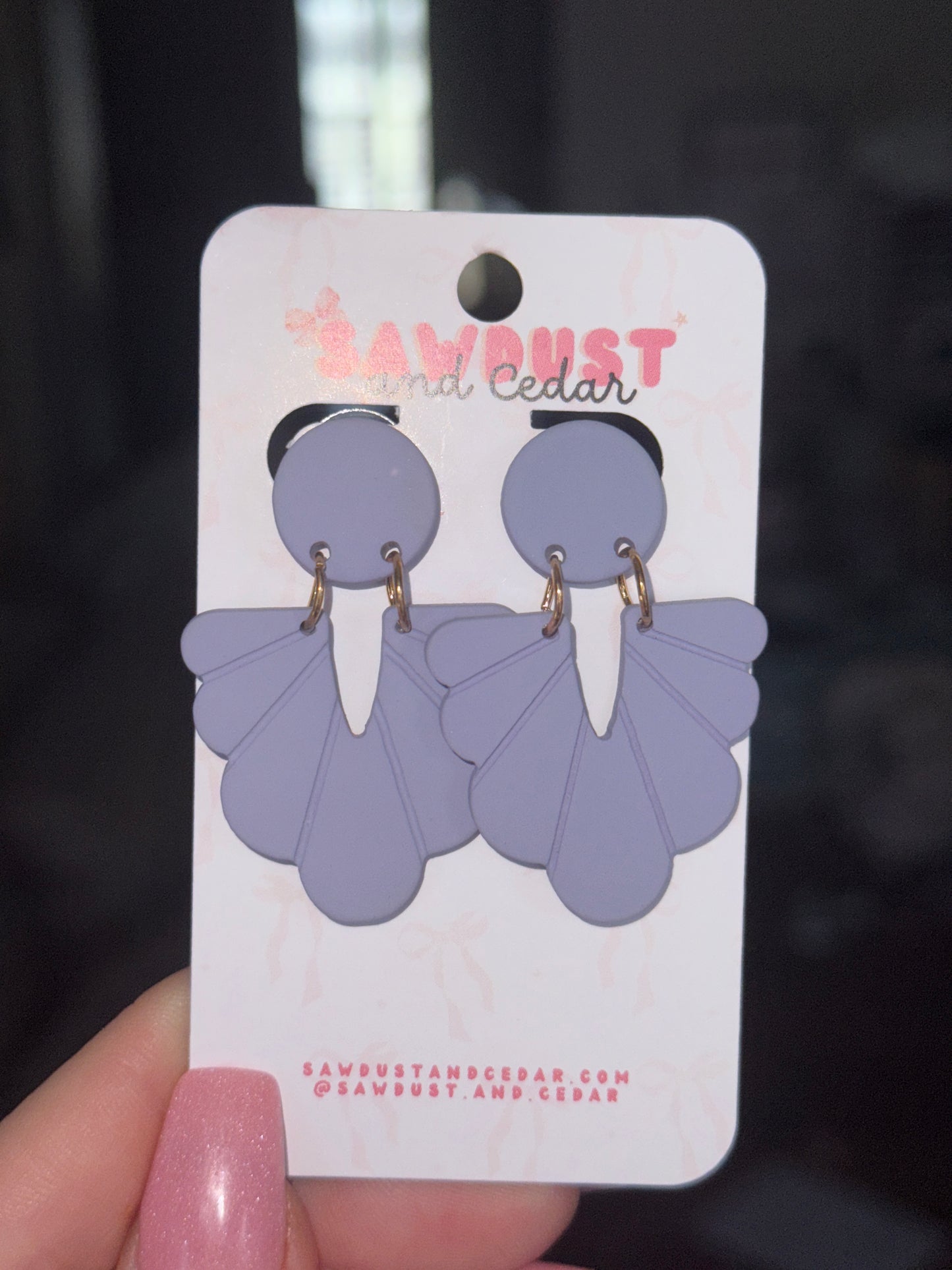 Lavender Bloom Earrings