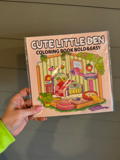 Cute Little Den Coloring Book