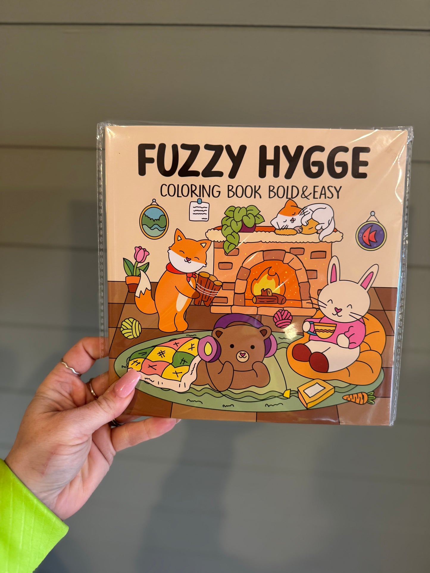 Fuzzy Hygge Coloring Book