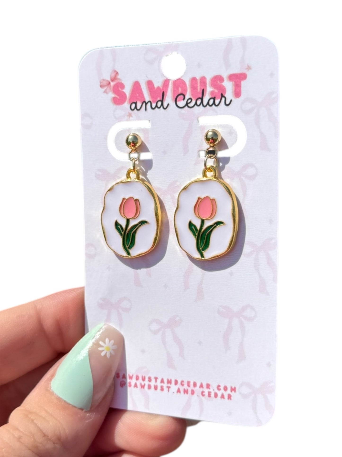 Tulip Drop Earrings