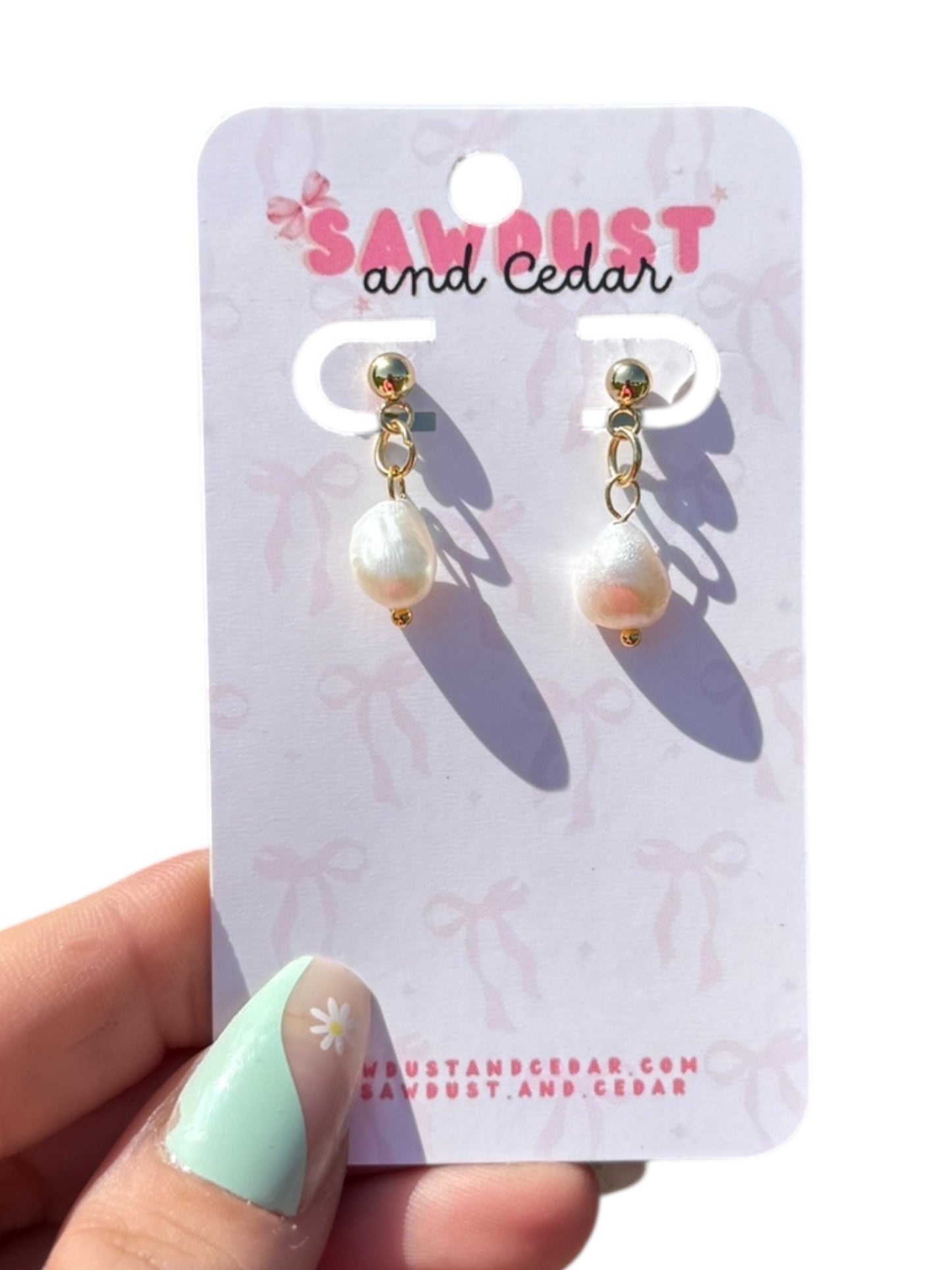 Classic Pearl Drop Earrings