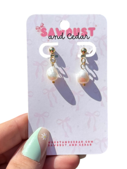 Classic Pearl Drop Earrings