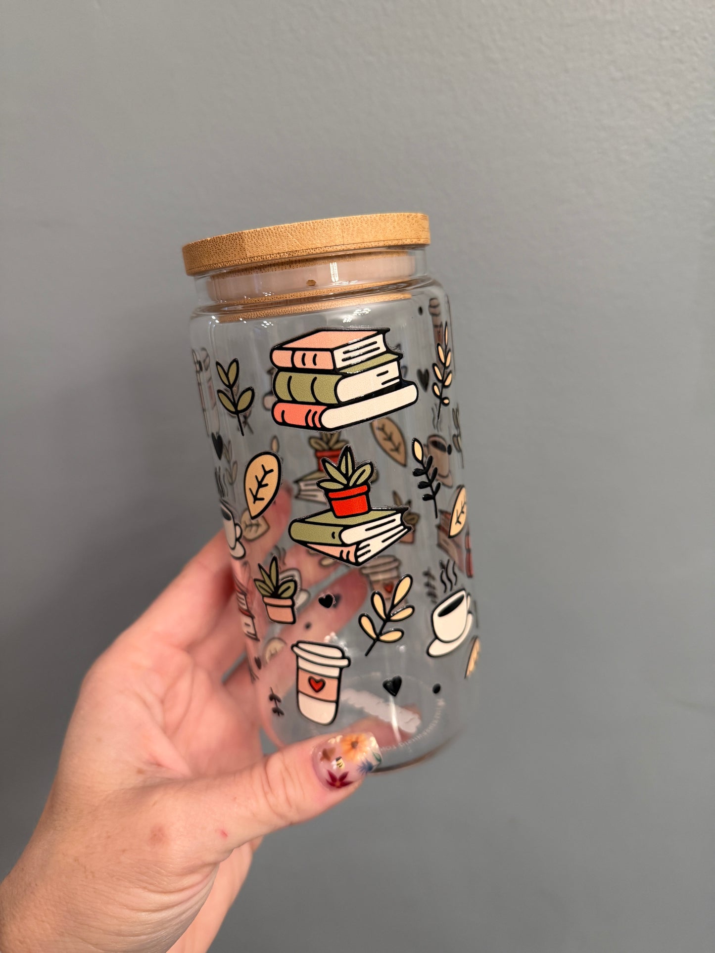 Books and Coffee *double sided