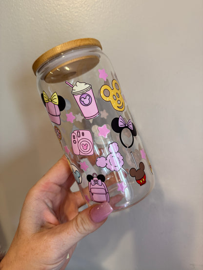 Magical Park Treats Glass Cup