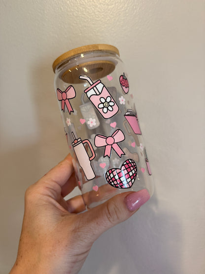 All Things Girly Glass Cup