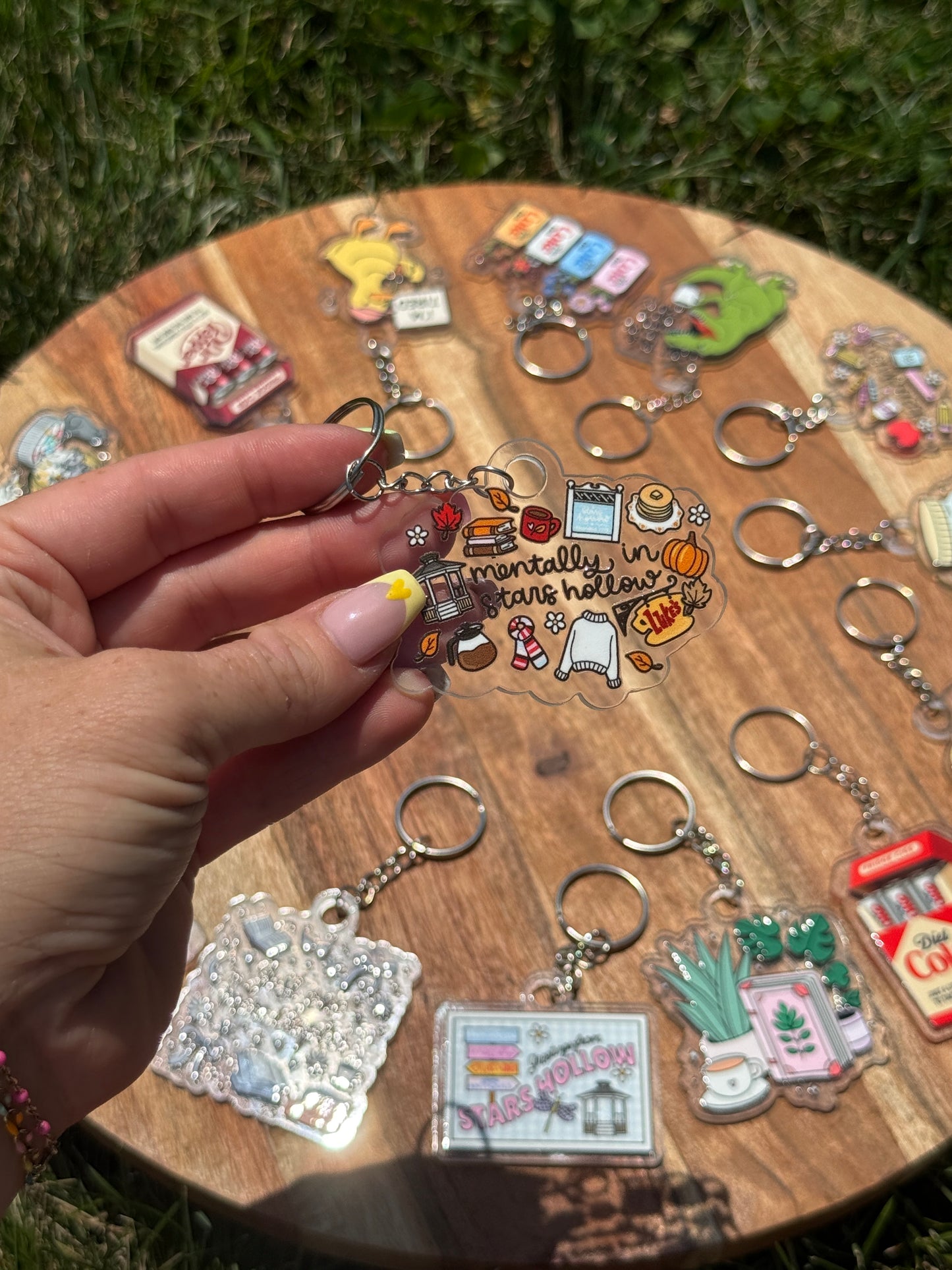 Mentally at Stars Hollow Keychain