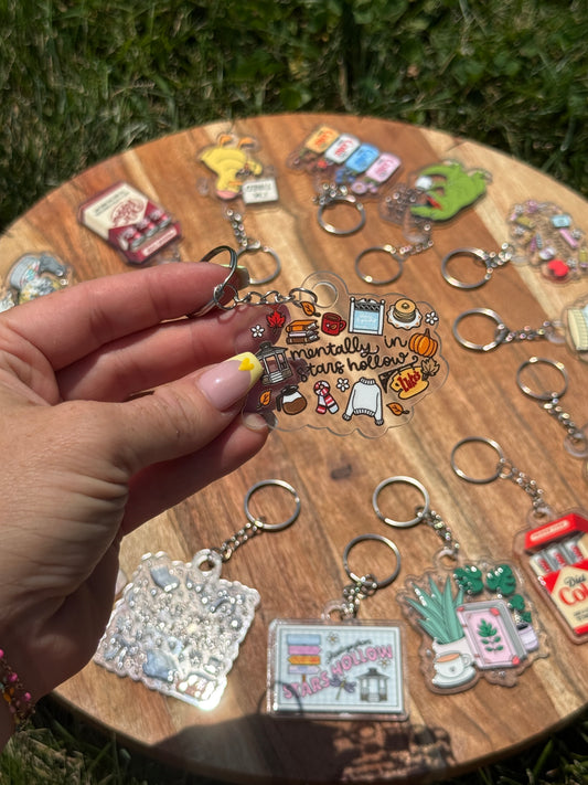 Mentally at Stars Hollow Keychain
