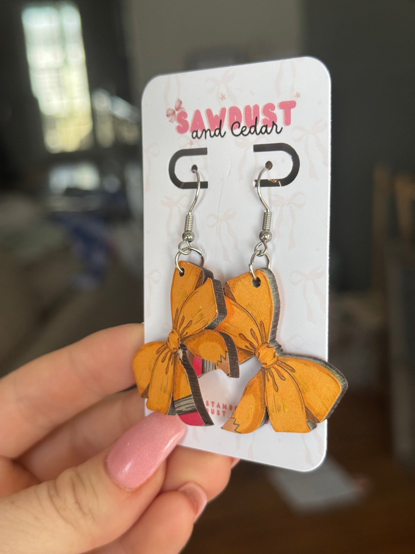 Teach & Chic dangle earrings