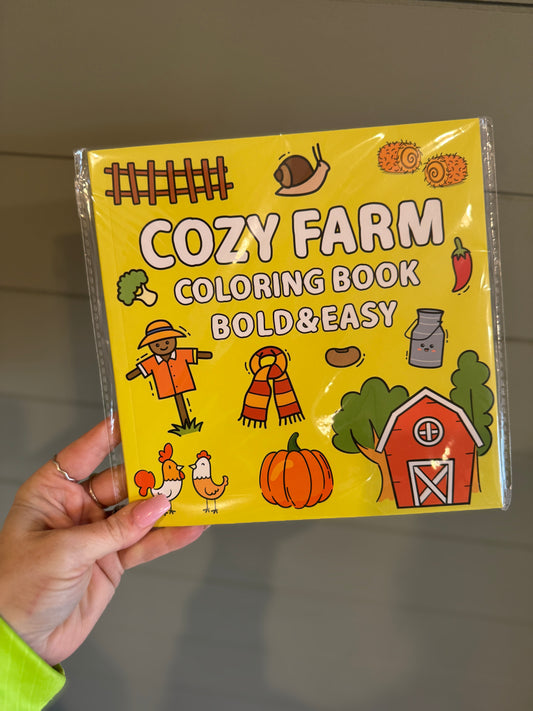 Cozy Farm Coloring Book