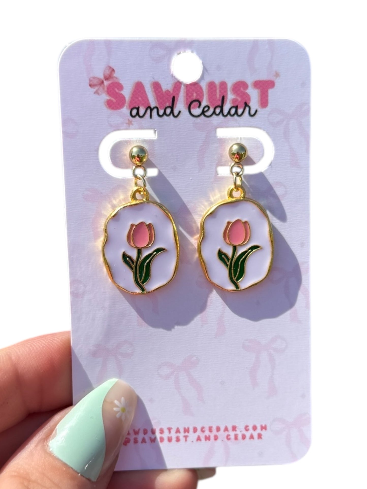 Tulip Drop Earrings
