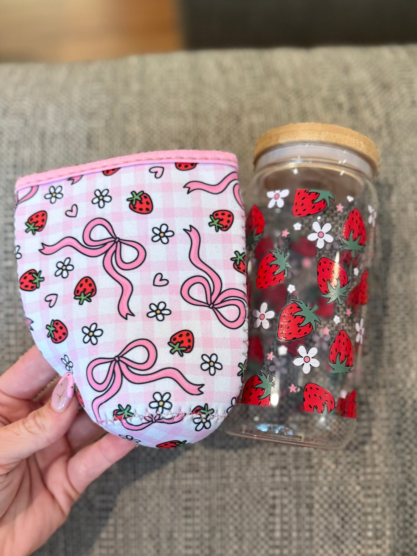 Strawberry Cup Sleeve