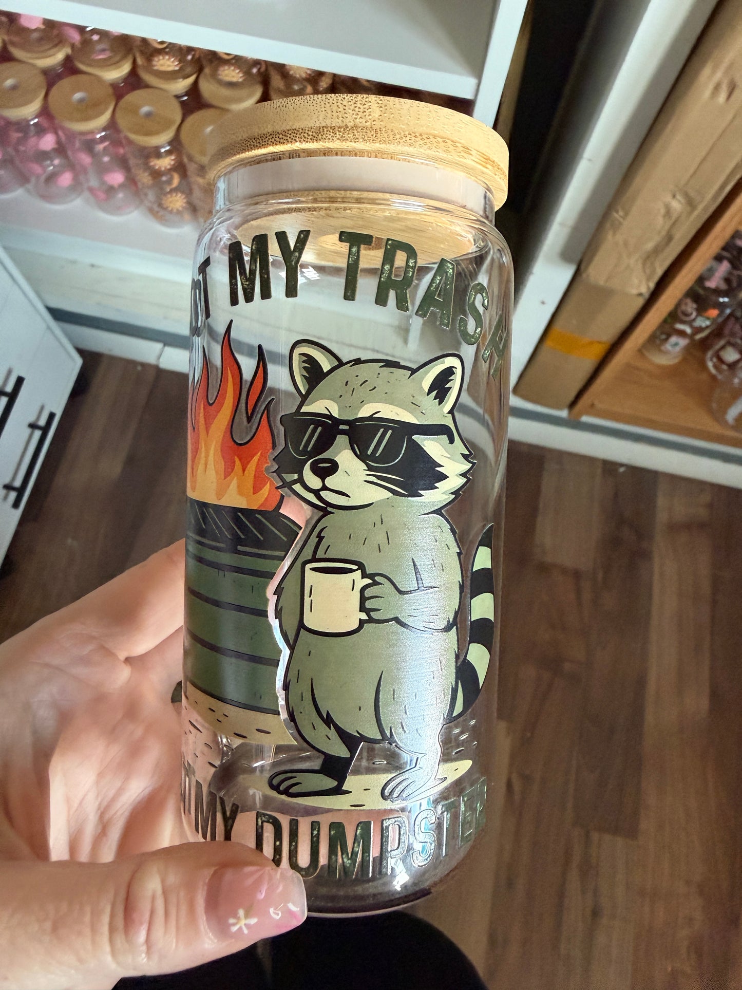Not My Trash Raccoon
