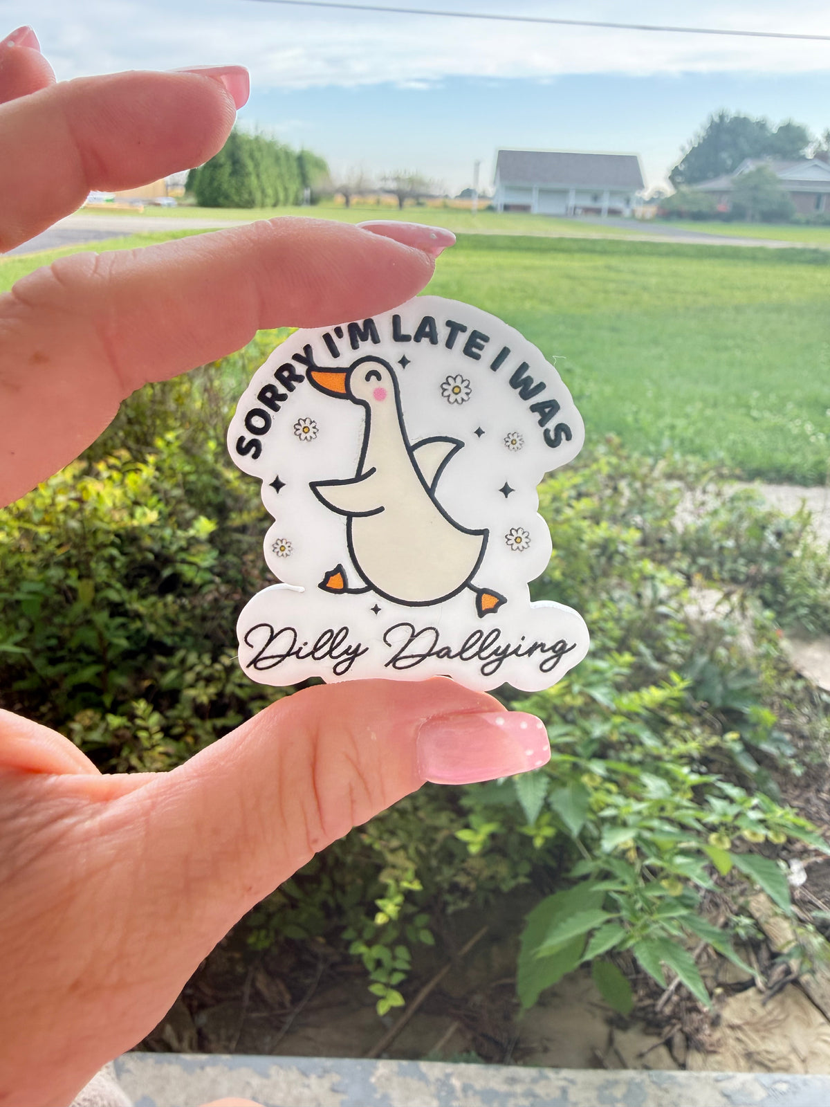 Dilly Dallying Badge Reel