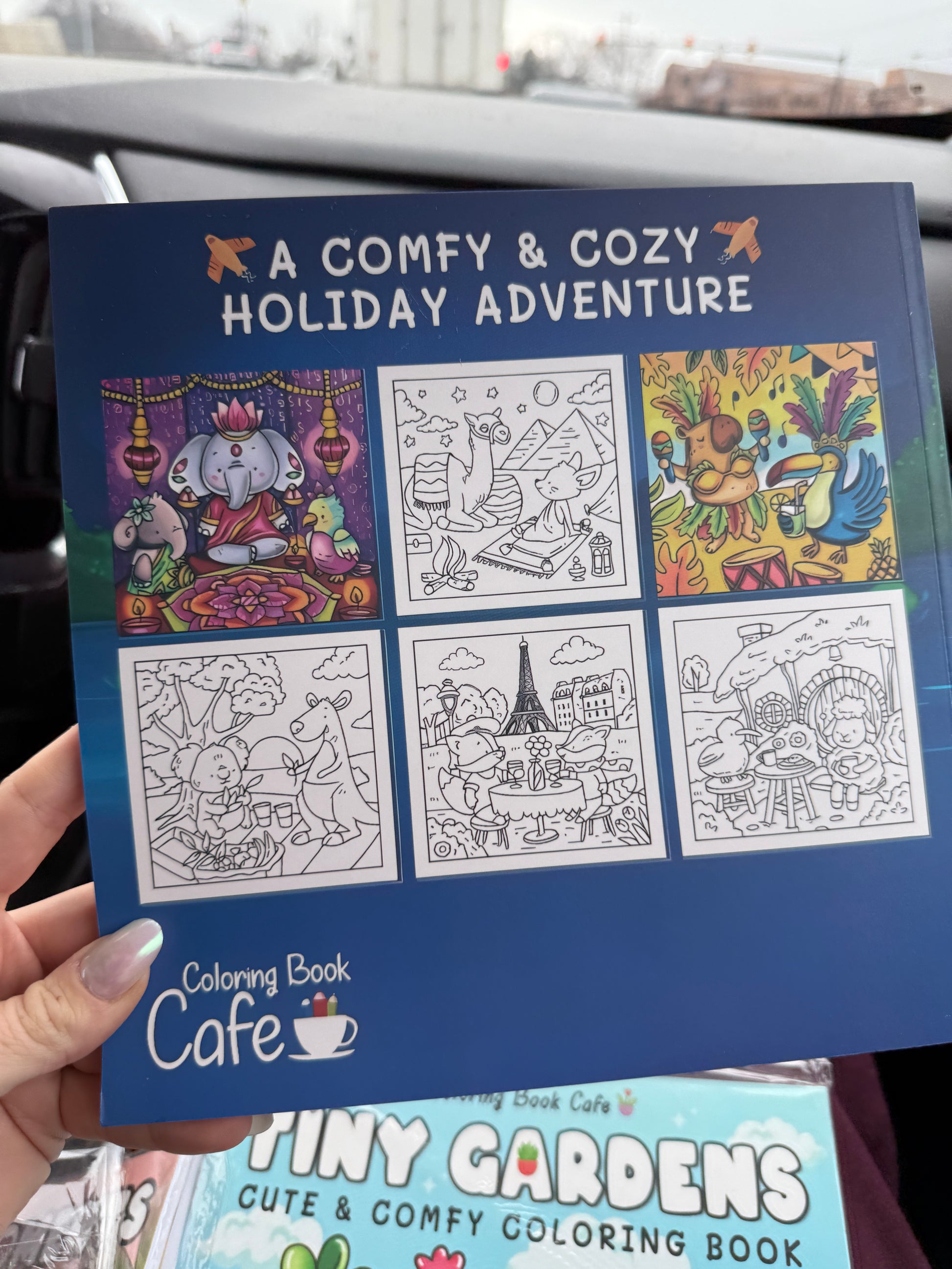 Cozy Escapes Coloring Book - Sawdust and Cedar