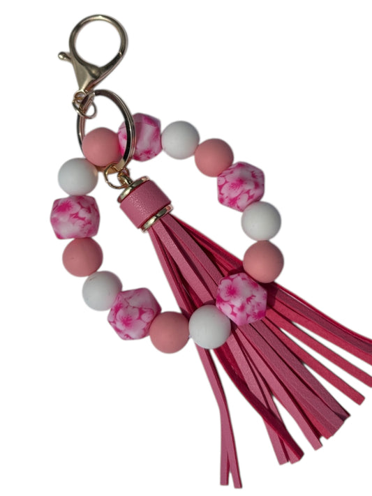 Pink Galaxy Wristlet