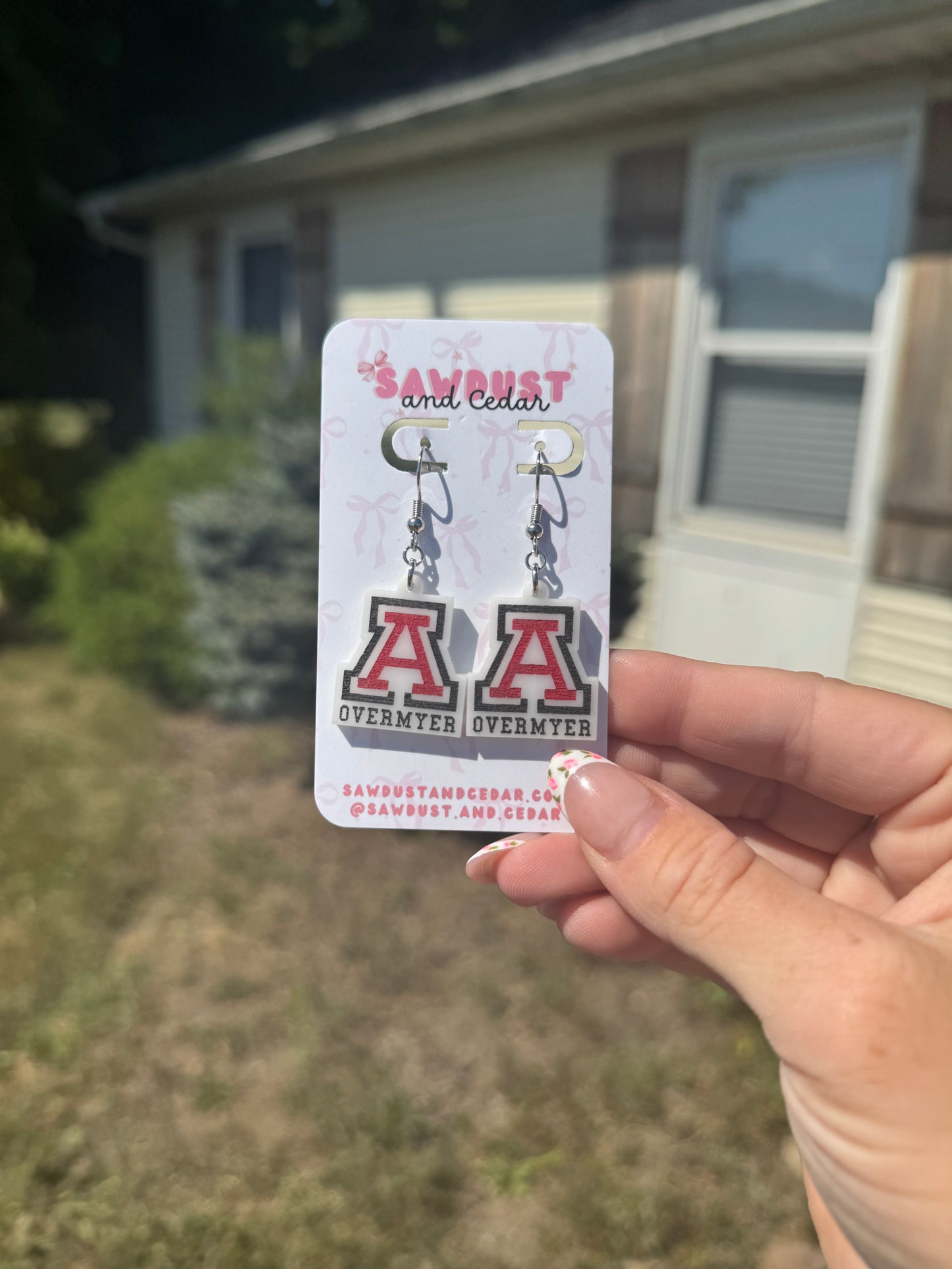 Custom spirit dangles with name