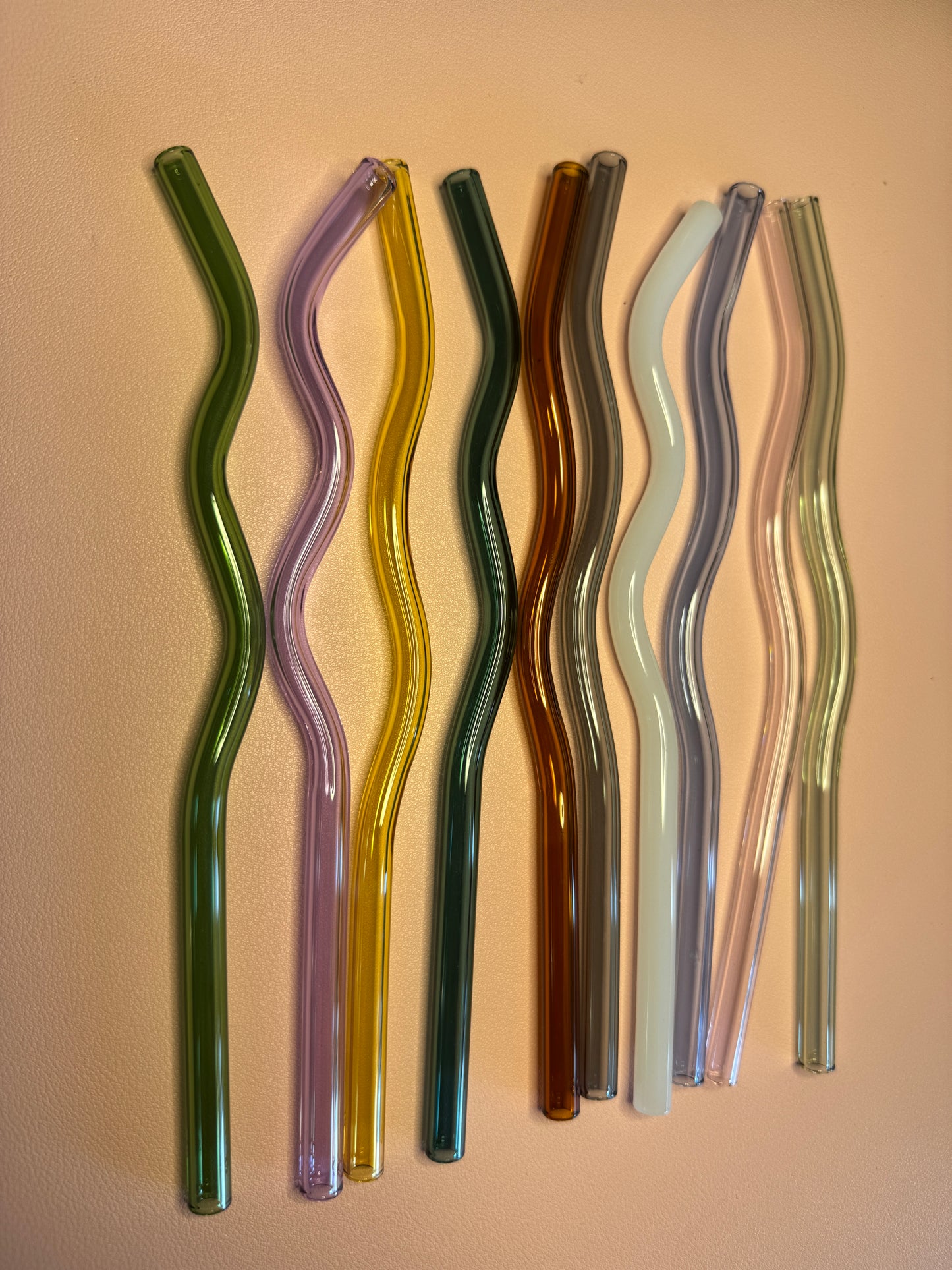 Wavy Glass Straw