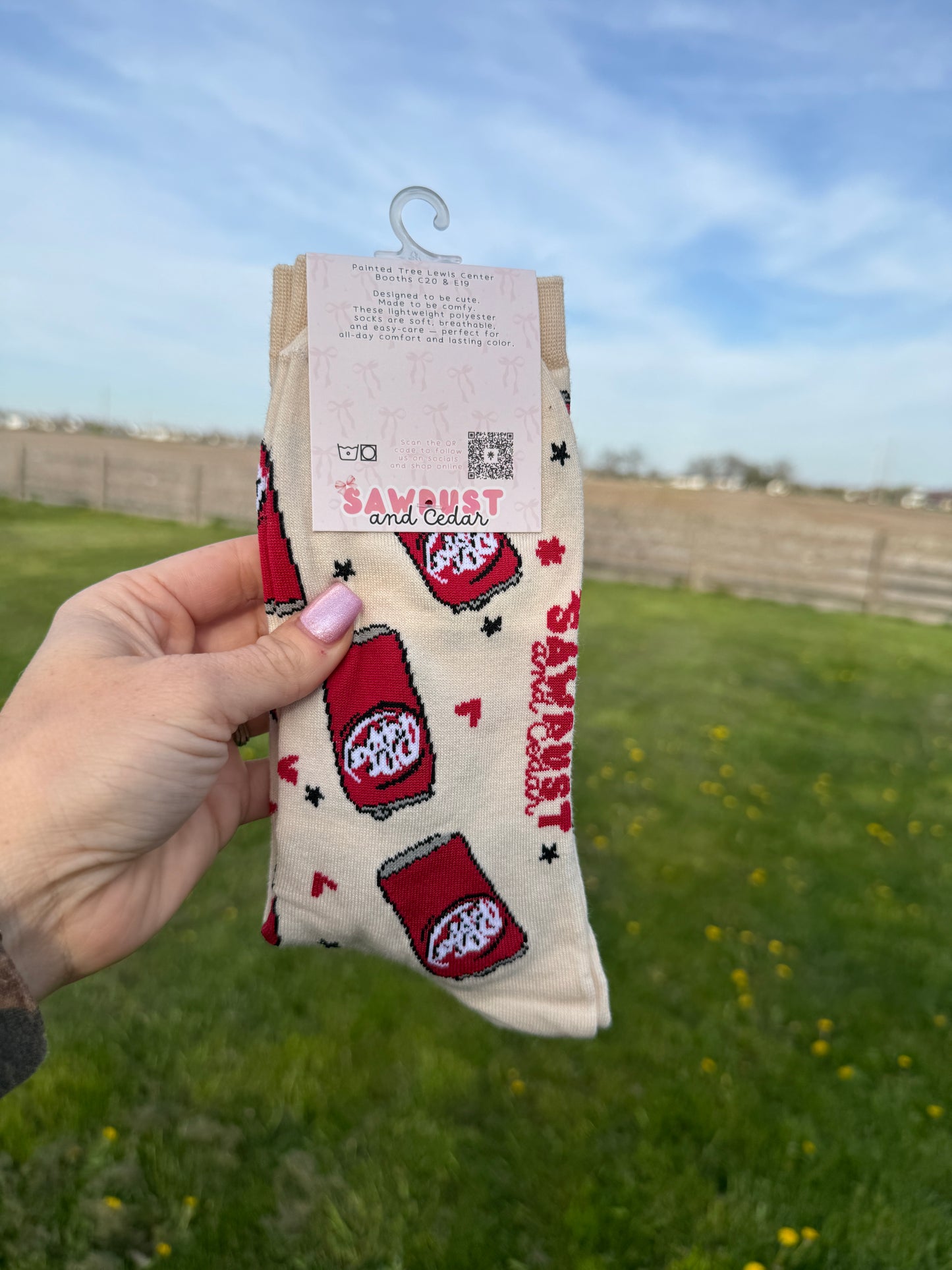 Dr. Pepper Socks