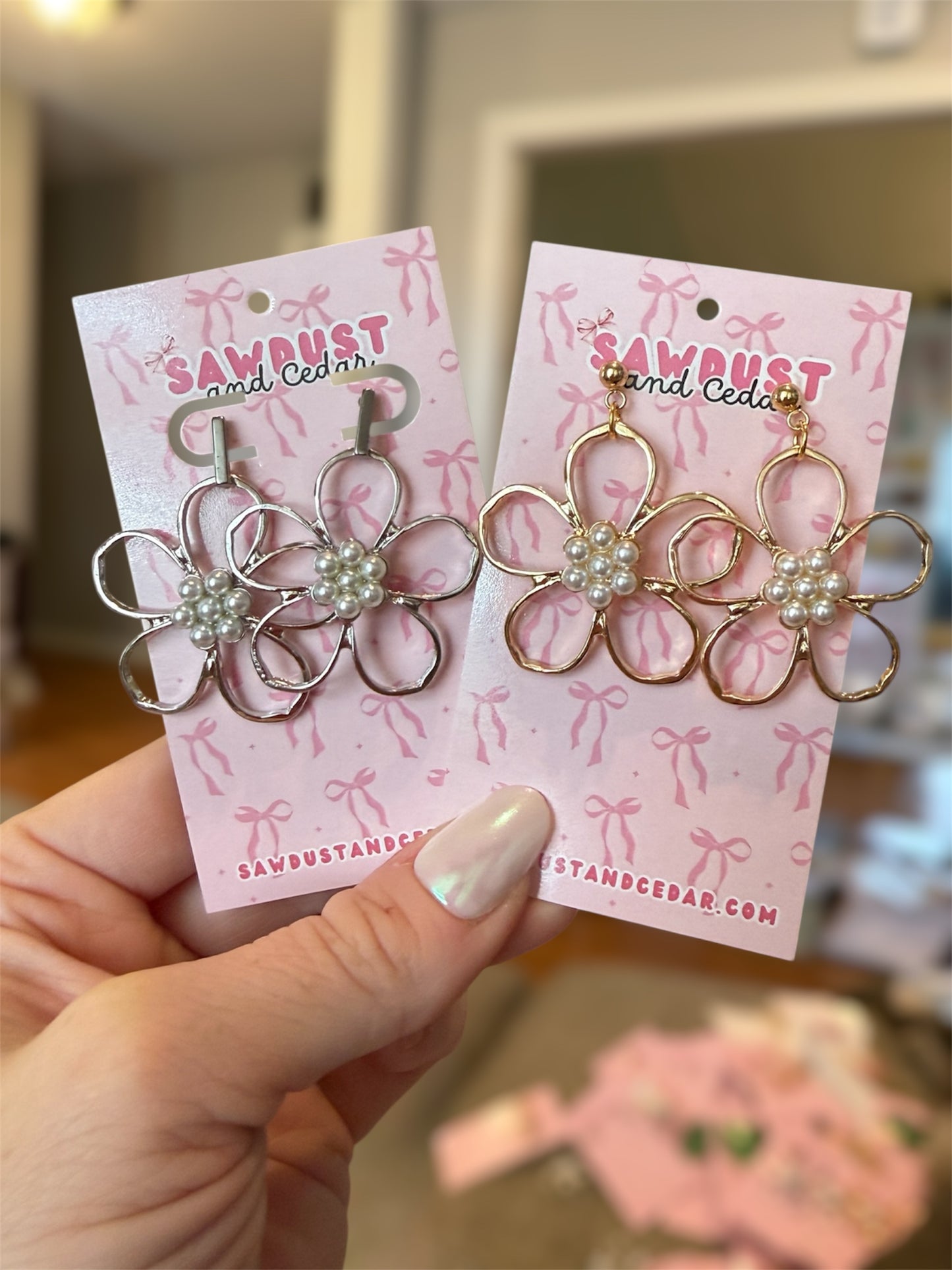 Daisy Flower Earrings