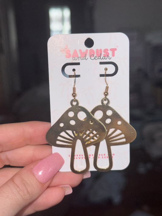 Mystic Mushroom Earrings