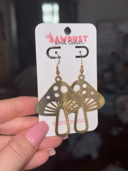 Mystic Mushroom Earrings