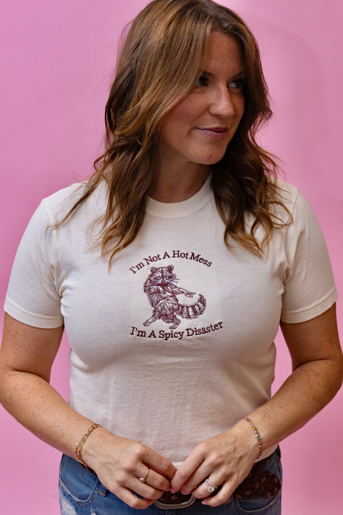 Hot Mess Crop Tee