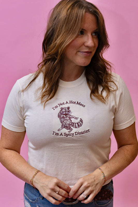 Hot Mess Crop Tee