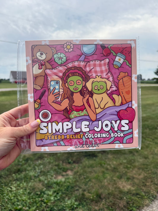 Simple Joys Coloring Book