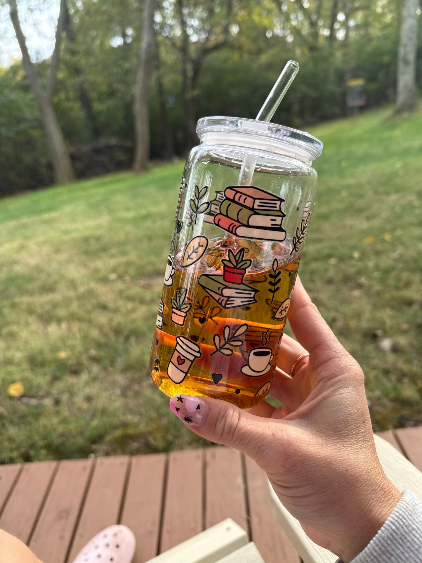 Books and Coffee *double sided