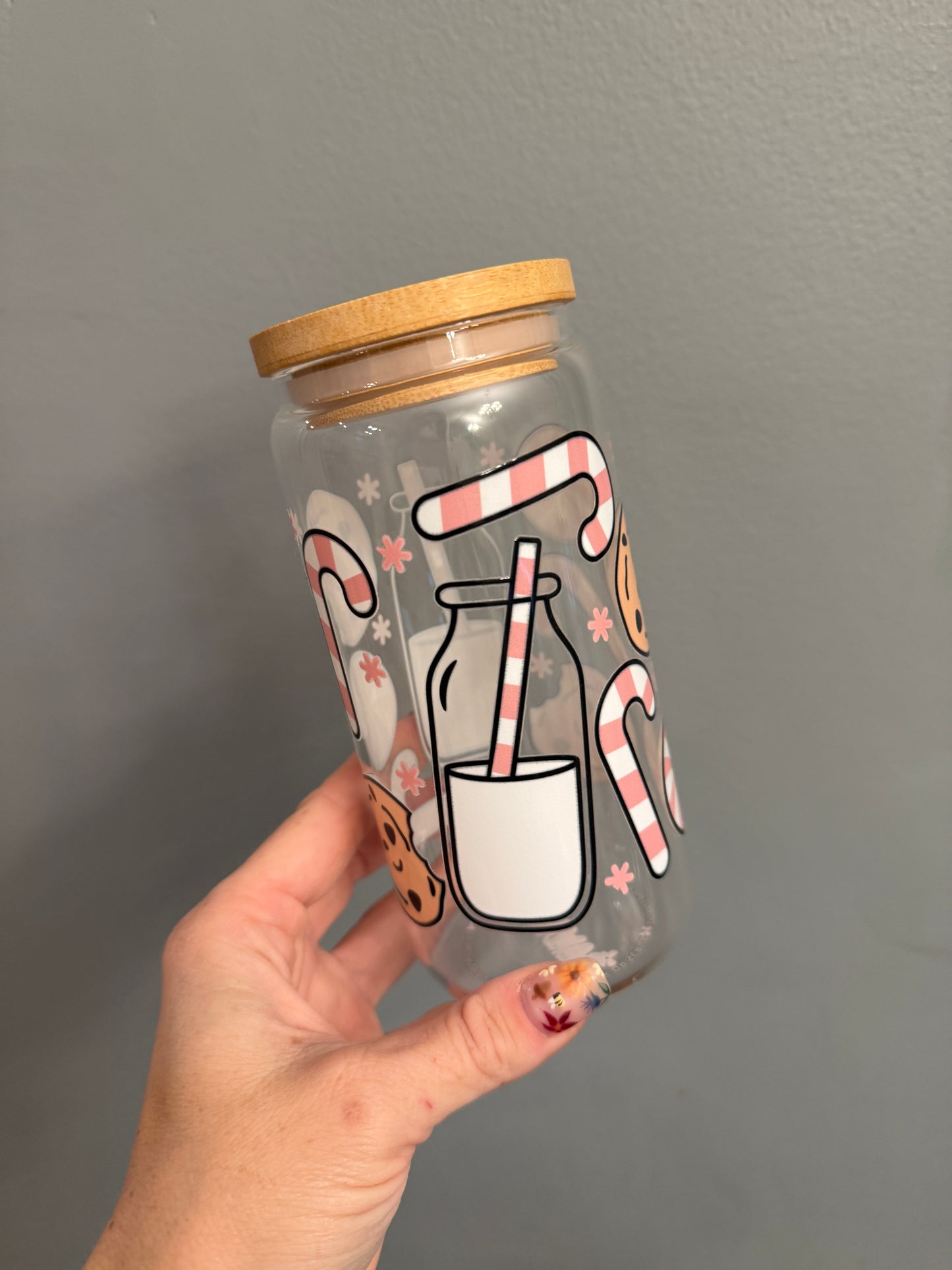 Milk and Cookies Pink