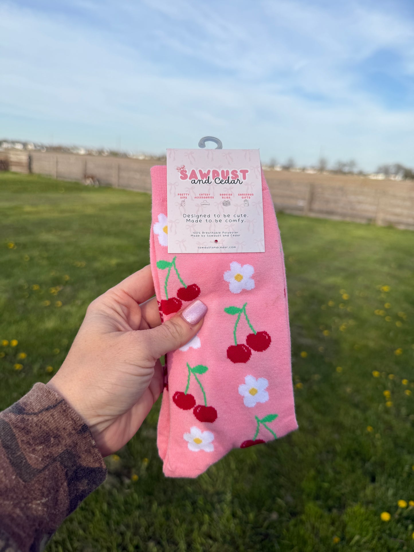 Cherry Socks
