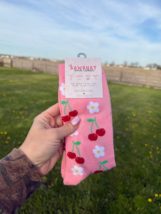 Cherry Socks