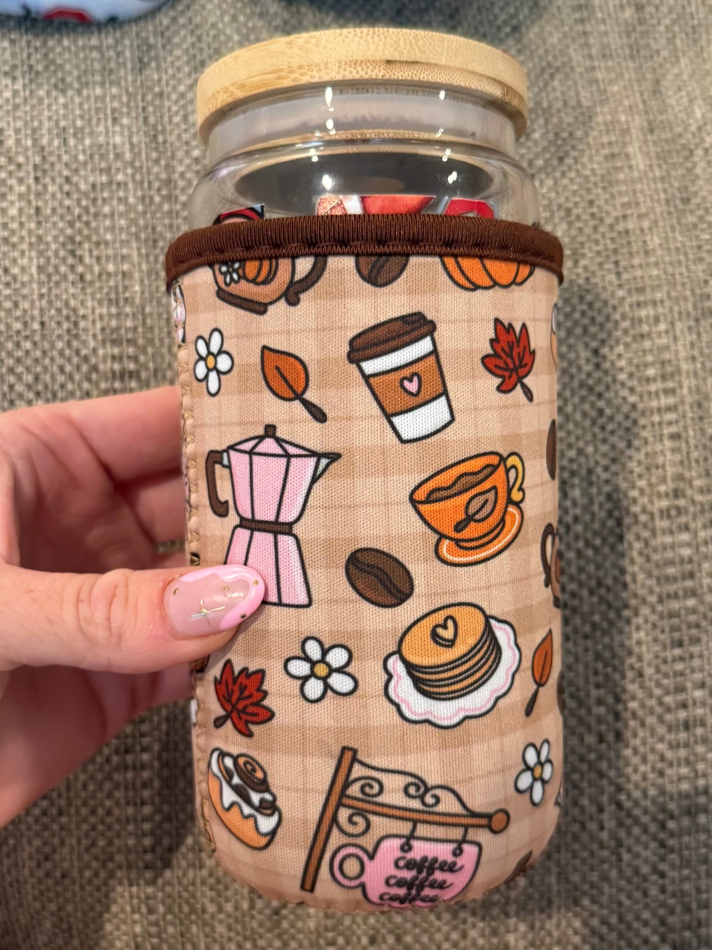 Coffee Lover medium cup sleeve