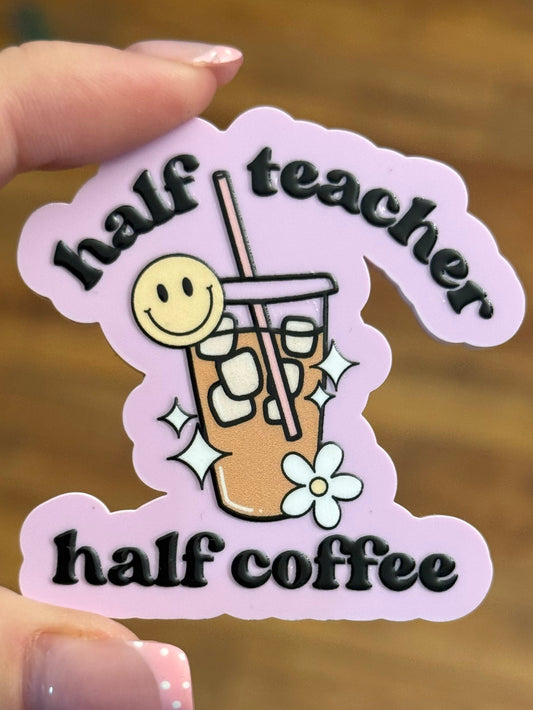 Teacher Coffee Badge Reel