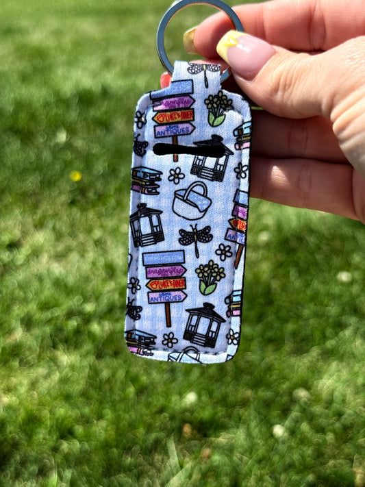Stars Hollow Chapstick Keychain