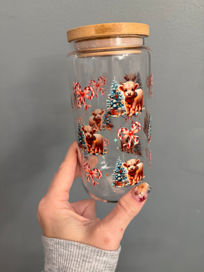 Christmas Highland Cows