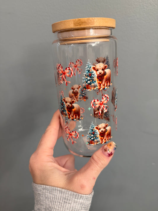 Christmas Highland Cows