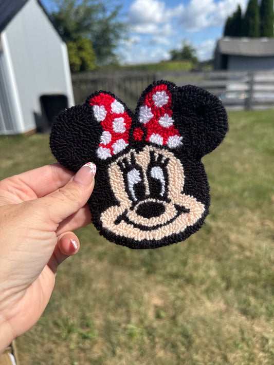 Minnie Mouse Mug Rug Coaster