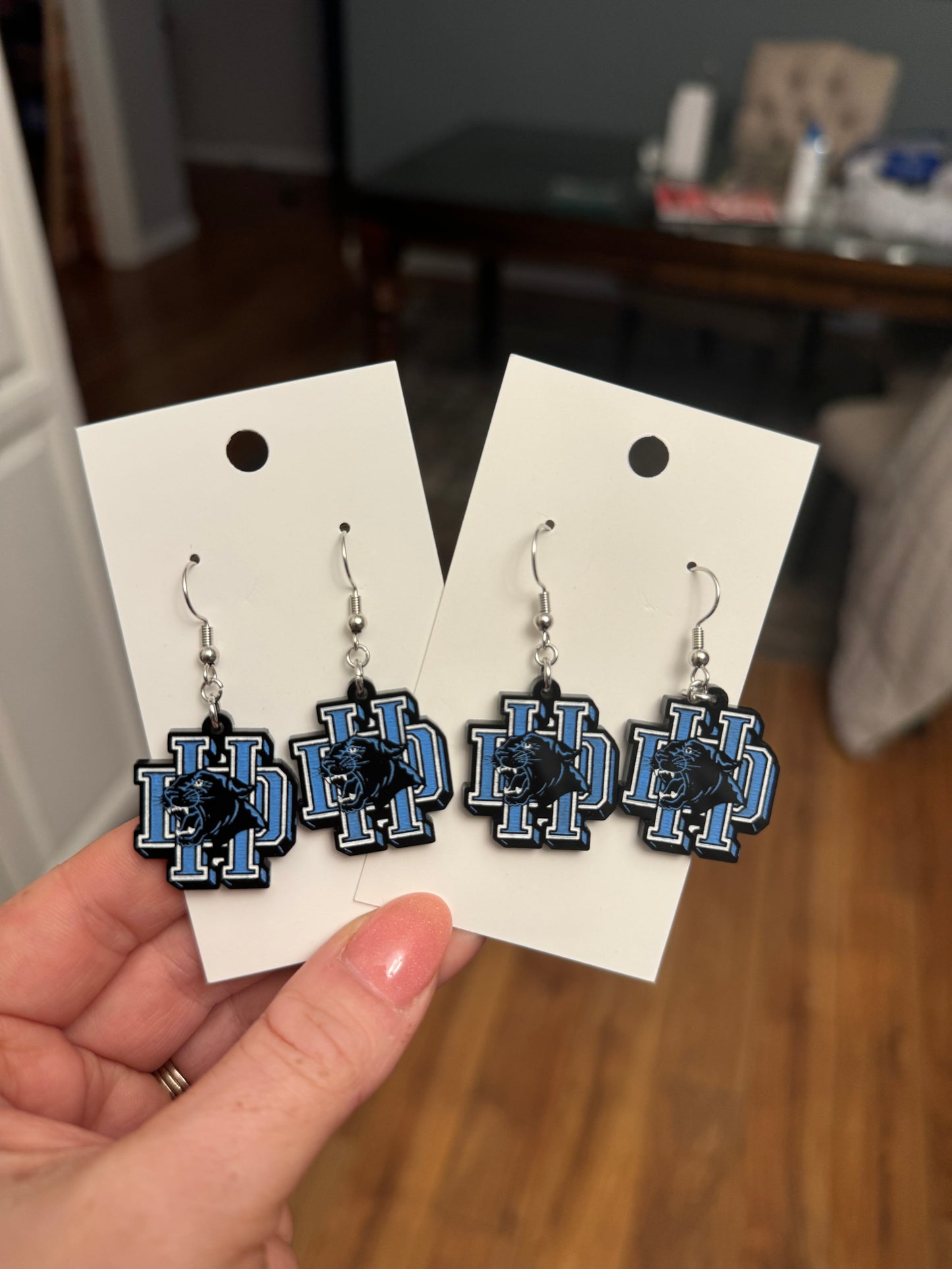 Hand-Painted Acrylic Spirit Earrings – Custom Pride Jewelry