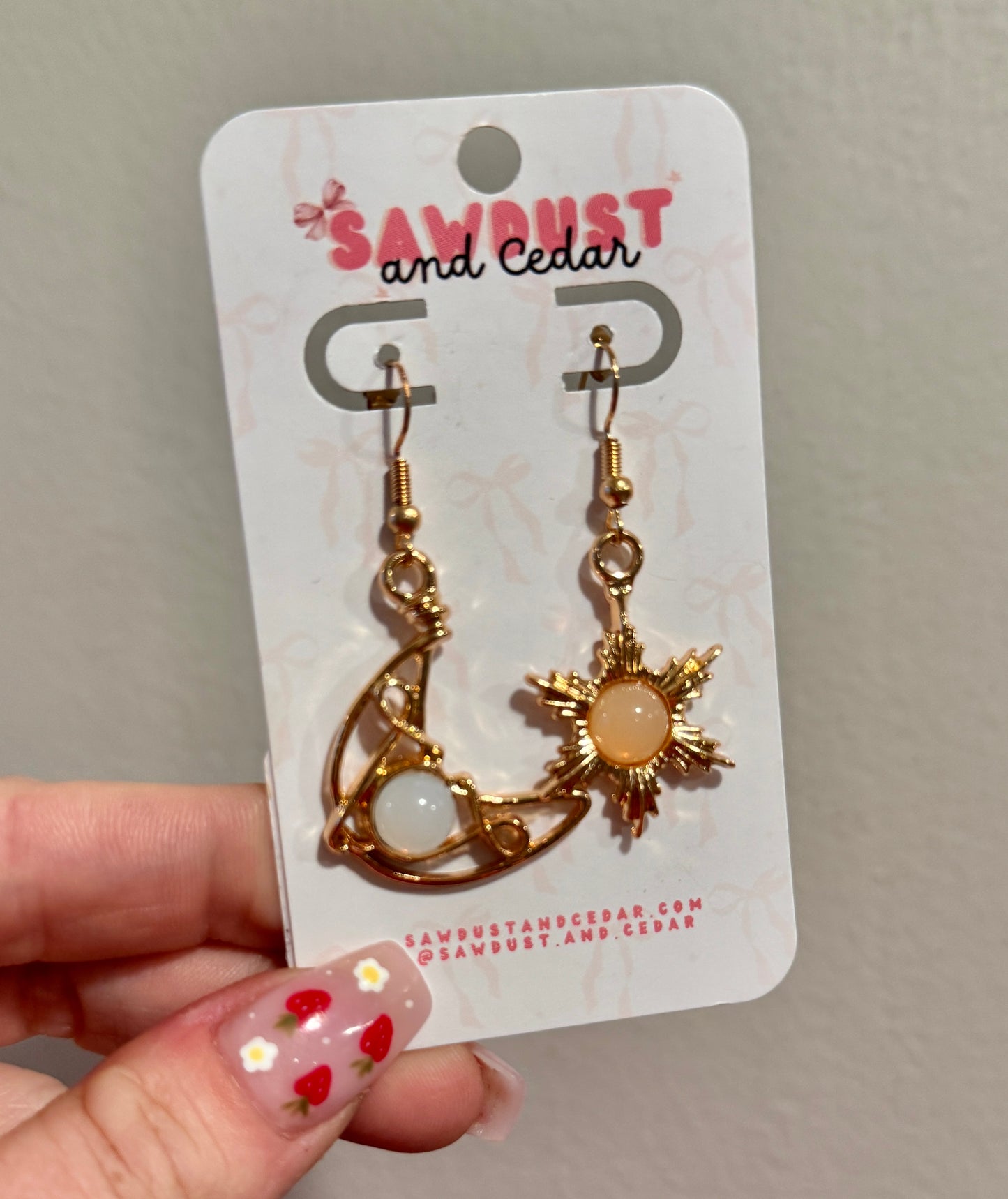 Moon & Sun Mismatch Earrings