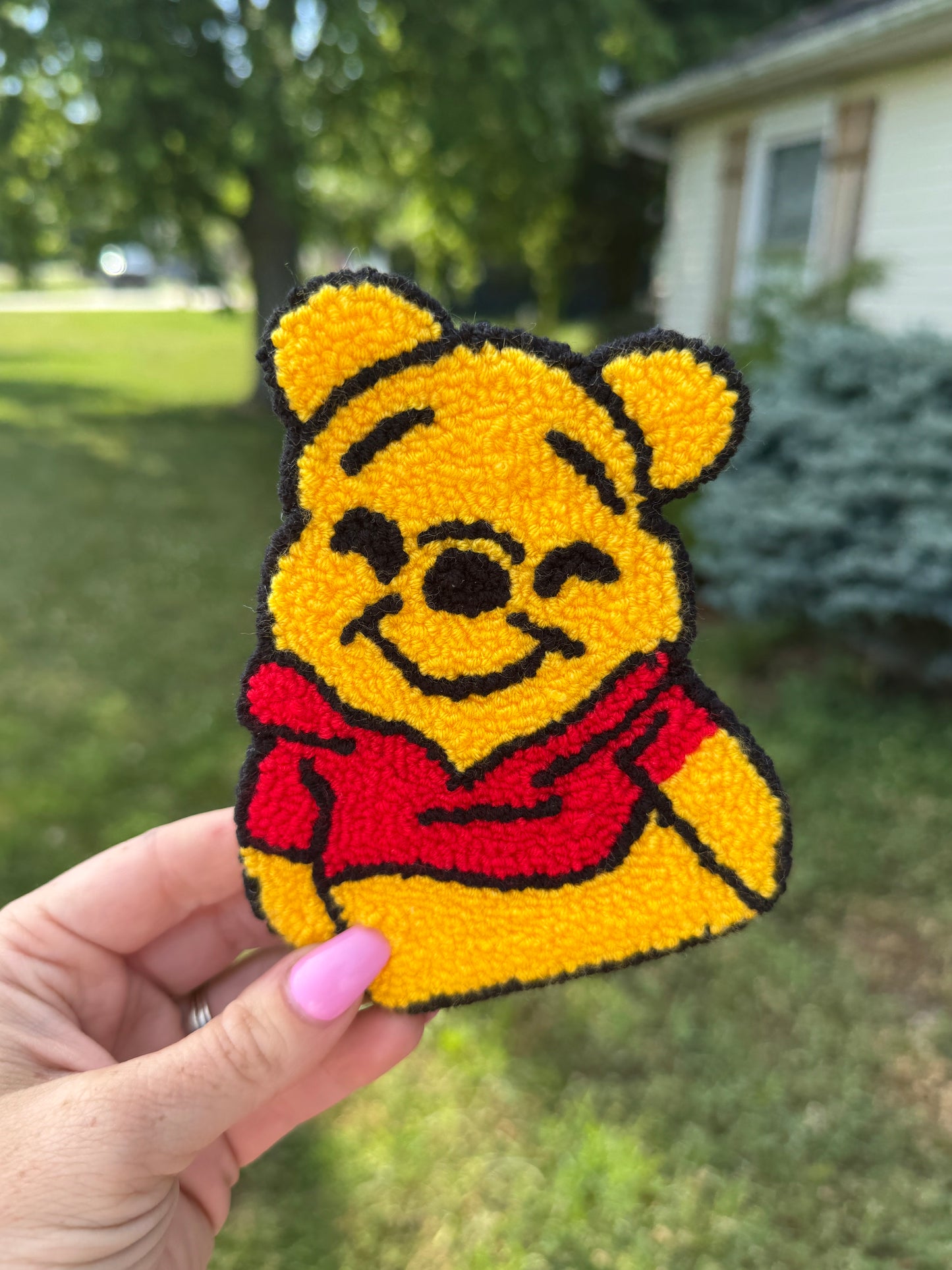 Pooh Mug Rug Coaster