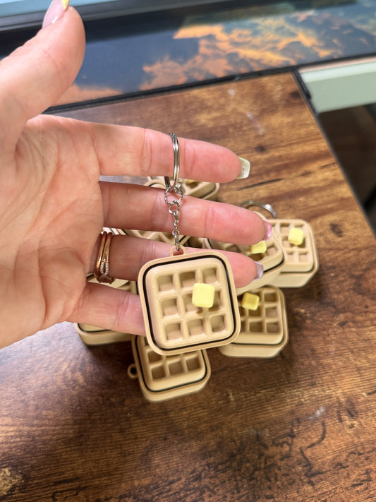 Waffle Fidget Clicker - Sawdust and Cedar