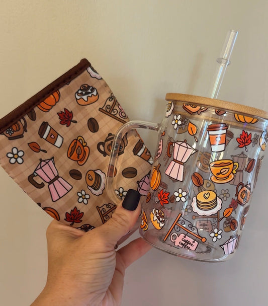 Coffee Lover medium cup sleeve